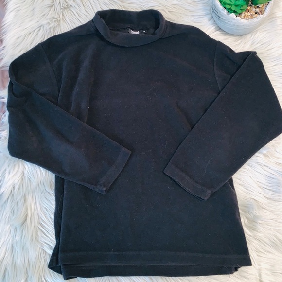 TSUNAMI size large turtle neck long sleeve black - Picture 1 of 3